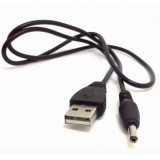 Laidas maitinimui USB - 3.4x1.3mm (K-K) 1m (žibintuvėliui)